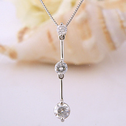�ץ���� ���꡼���ȡ��� ��������� �ͥå��쥹��0.35Ct/Pt�ۡڥ��꡼���ȡ��󡦥ȥ��������TRILOGY��y080041