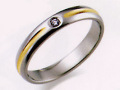 HighQuality Pt900&K18&Diamond L'or LM002D��