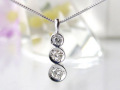 K18WG���꡼���ȡ�����������0.15ct�ͥå��쥹��