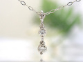 �ץ���ʥ��꡼���ȡ����������ɥͥå��쥹��0.3Ct/Pt��