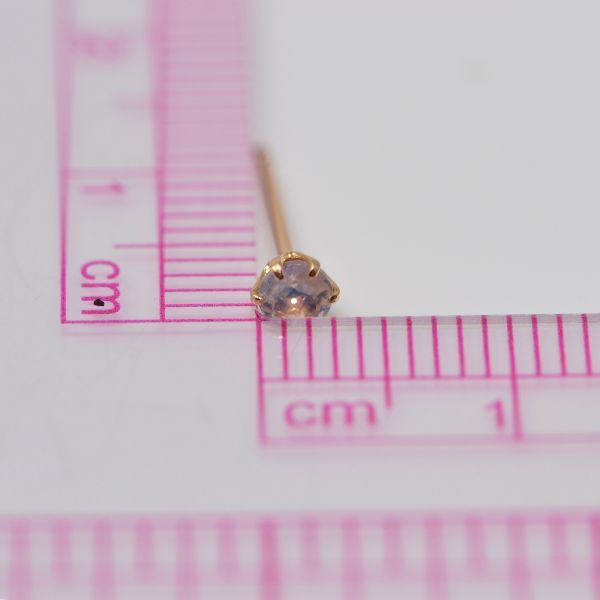 ブルームーンストーン ピアス 両耳 レディース K10 10金 6月 誕生石 約3mm ラウンド 上品 シンプル デザイン プレゼント ギフト  サブ画像5