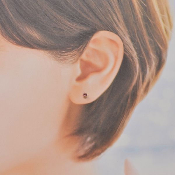 ピンクトルマリン ピアス 両耳 レディース K10 10金 10月 誕生石 約3mm ラウンド 上品 シンプル デザイン プレゼント ギフト サブ画像1